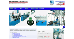 Desktop Screenshot of extrumacindia.com